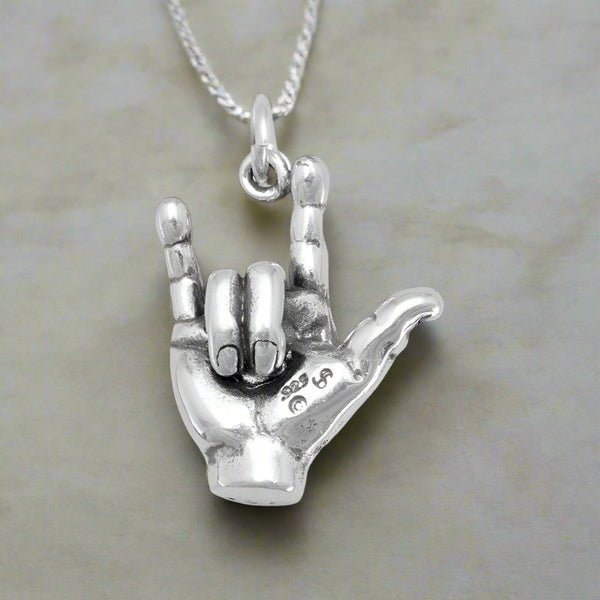 I Love You Sign Language Charm Pendant 7150 – Baubles-N-Bling