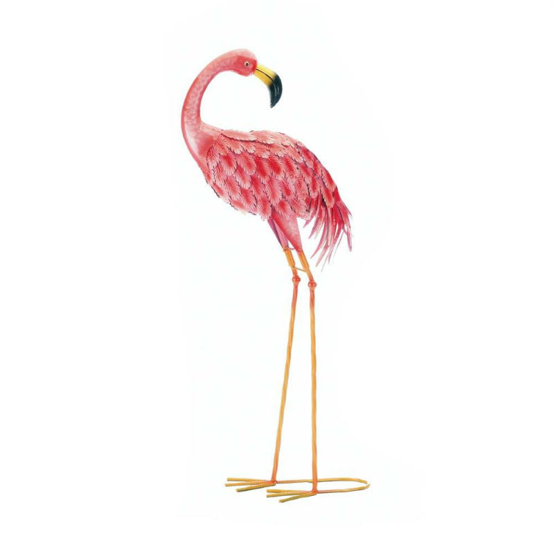 wild flamingo garden stakes pair