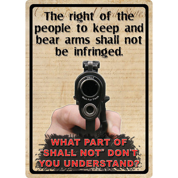 The Right To Keep And Bear Arms Sign 1528 Baubles N Bling