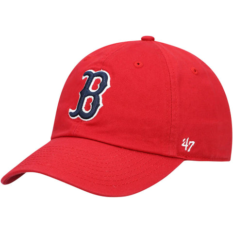 Boston Red Sox '47 Brand Navy Alternate logo Clean Up hat – All