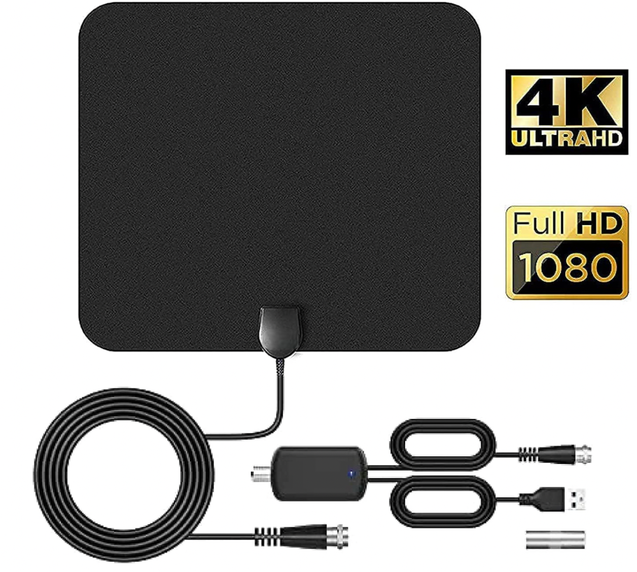 Image of 2023 Edition HDTV Amplified Indoor Antenna - 360 Mile Range E 4 2 - ULTRAHD 