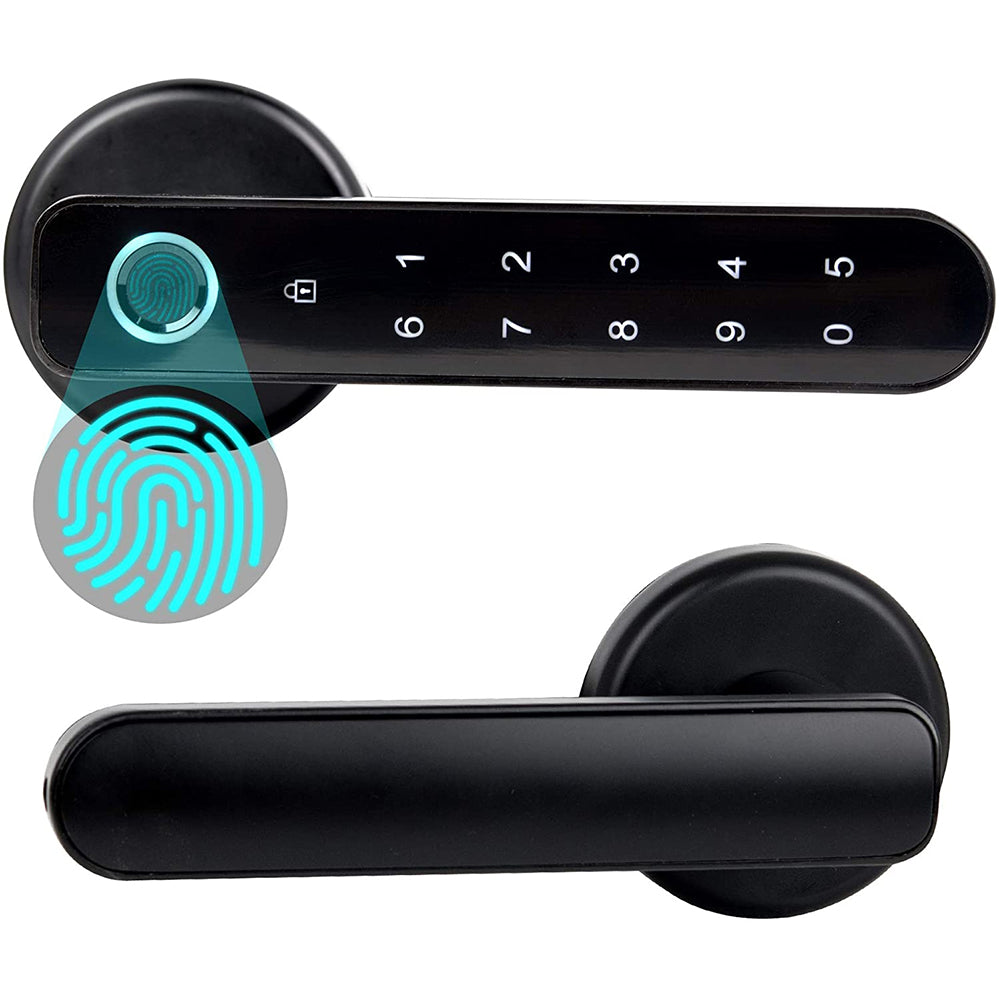 Image of Fingerprint Smart Door Lock, Mobile App Remote Control Door Lock with Fingerprint
