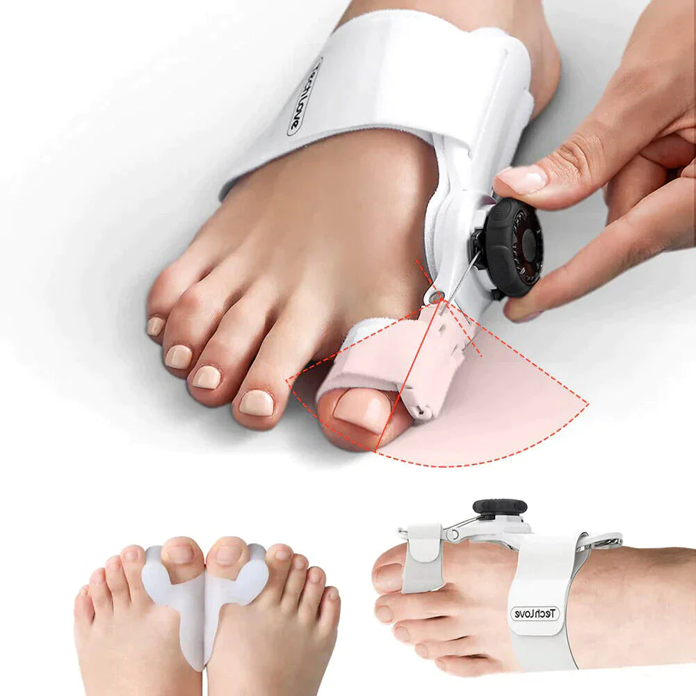 Image of Upgraded Toe Bunion Corrector - 3D Knob Toes Corrector, Single (L & R) Upgraded Toe Bunion Corrector