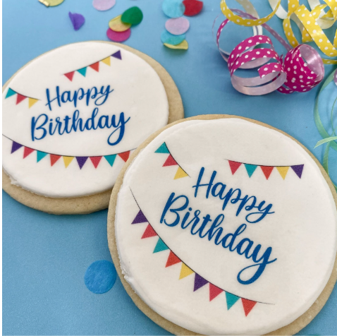 happy birthday sugar cookie delivery