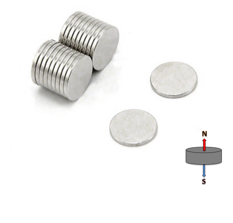 Neodymium Disc Magnet 12mm x 1mm N42 - Frenergy Magnets product image