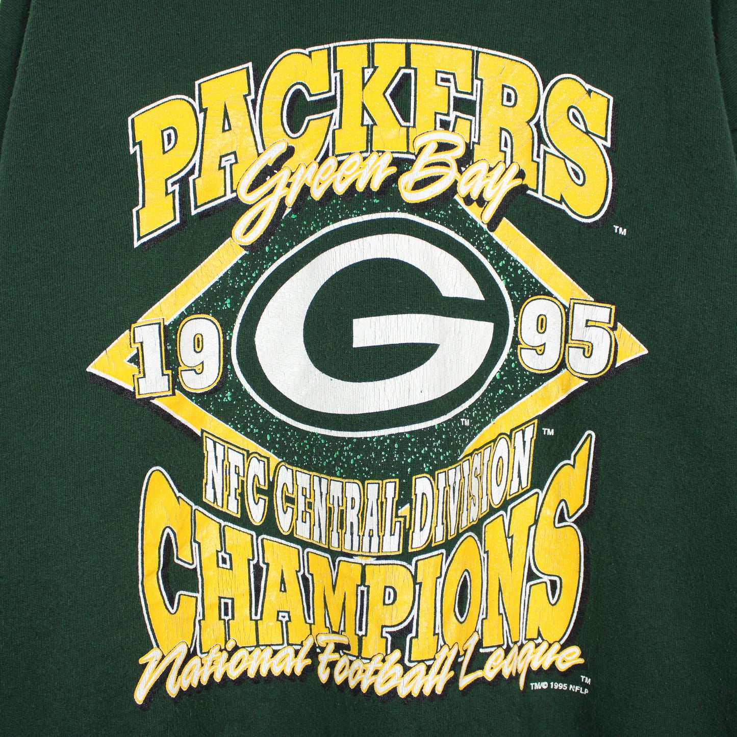 Vintage 1995 Green Bay Packers NFL Crewneck - L