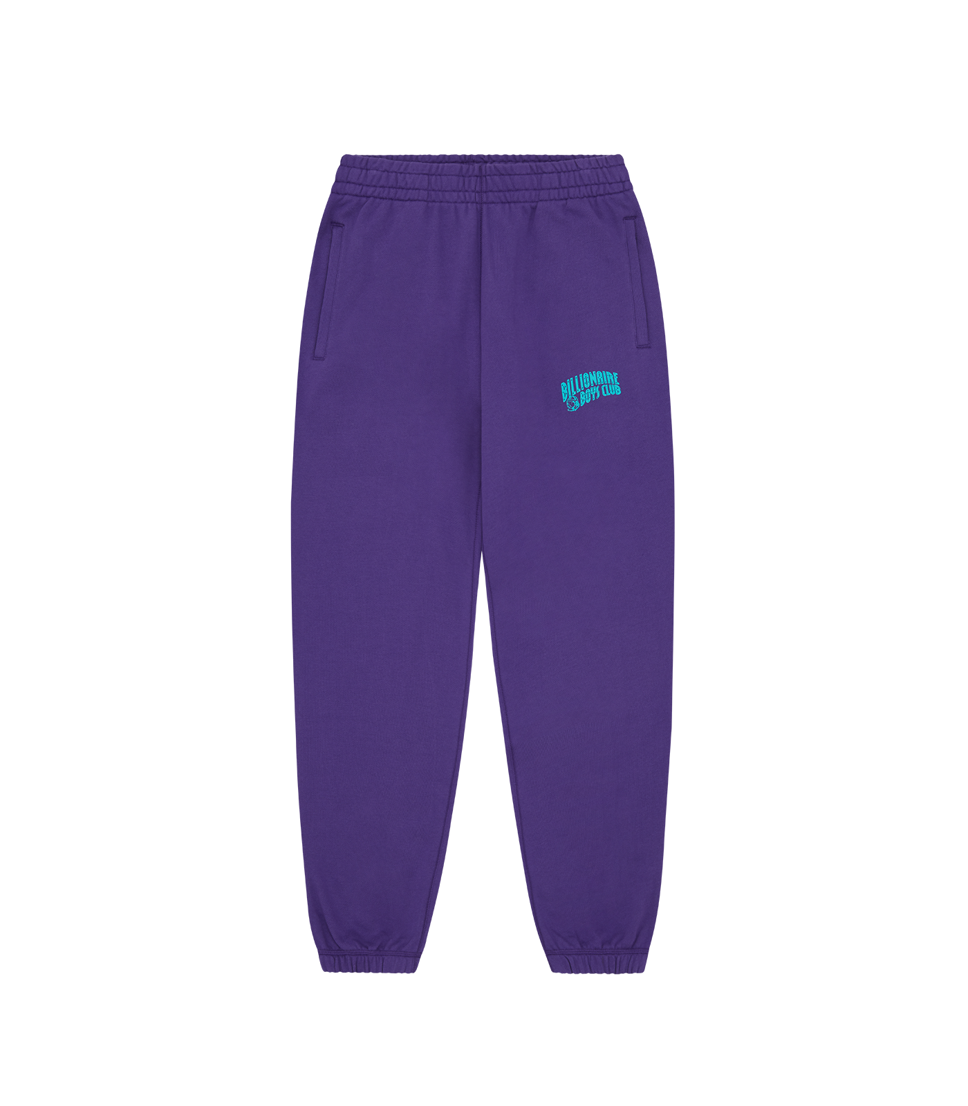 BILLIONAIRE BOYS CLUB SMALL ARCH LOGO FLEECE PANTS IN SOLID COLOR CO