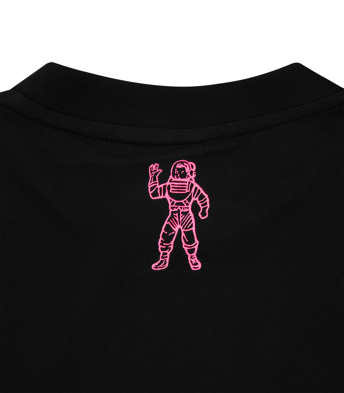 SMALL ARCH LOGO HIGHLIGHTER T-SHIRT - BLACK/PINK