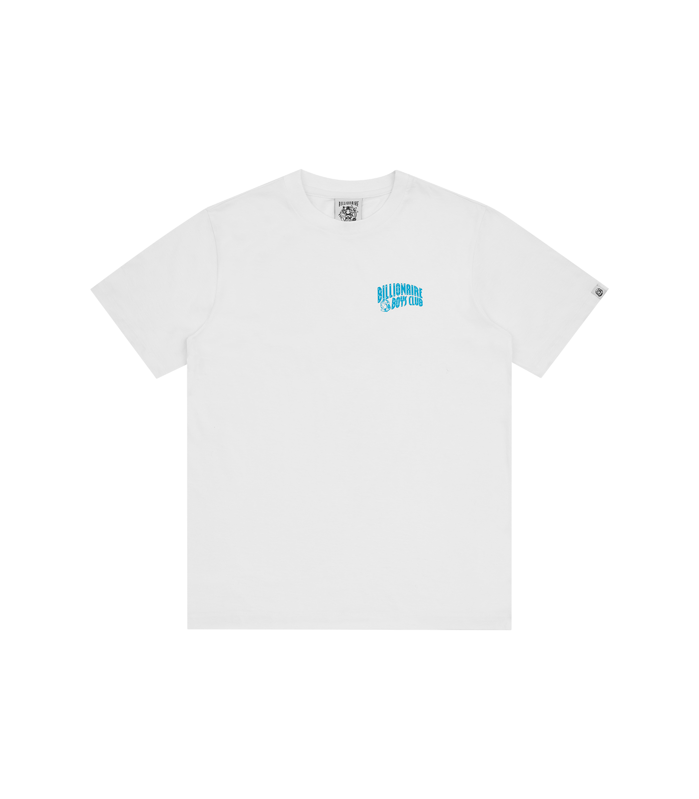 SMALL ARCH LOGO HIGHLIGHTER T-SHIRT - WHITE/BLUE