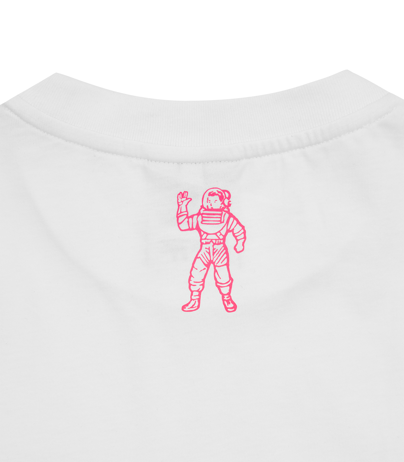 SMALL ARCH LOGO HIGHLIGHTER T-SHIRT - WHITE/PINK