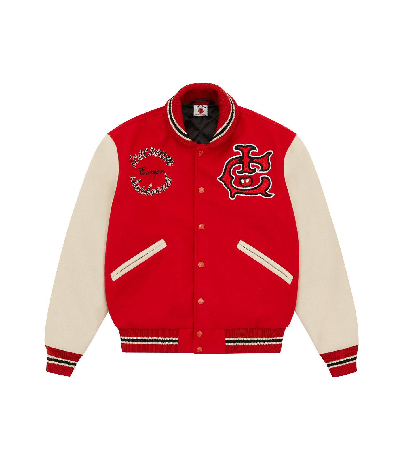 coach red varsity jacket