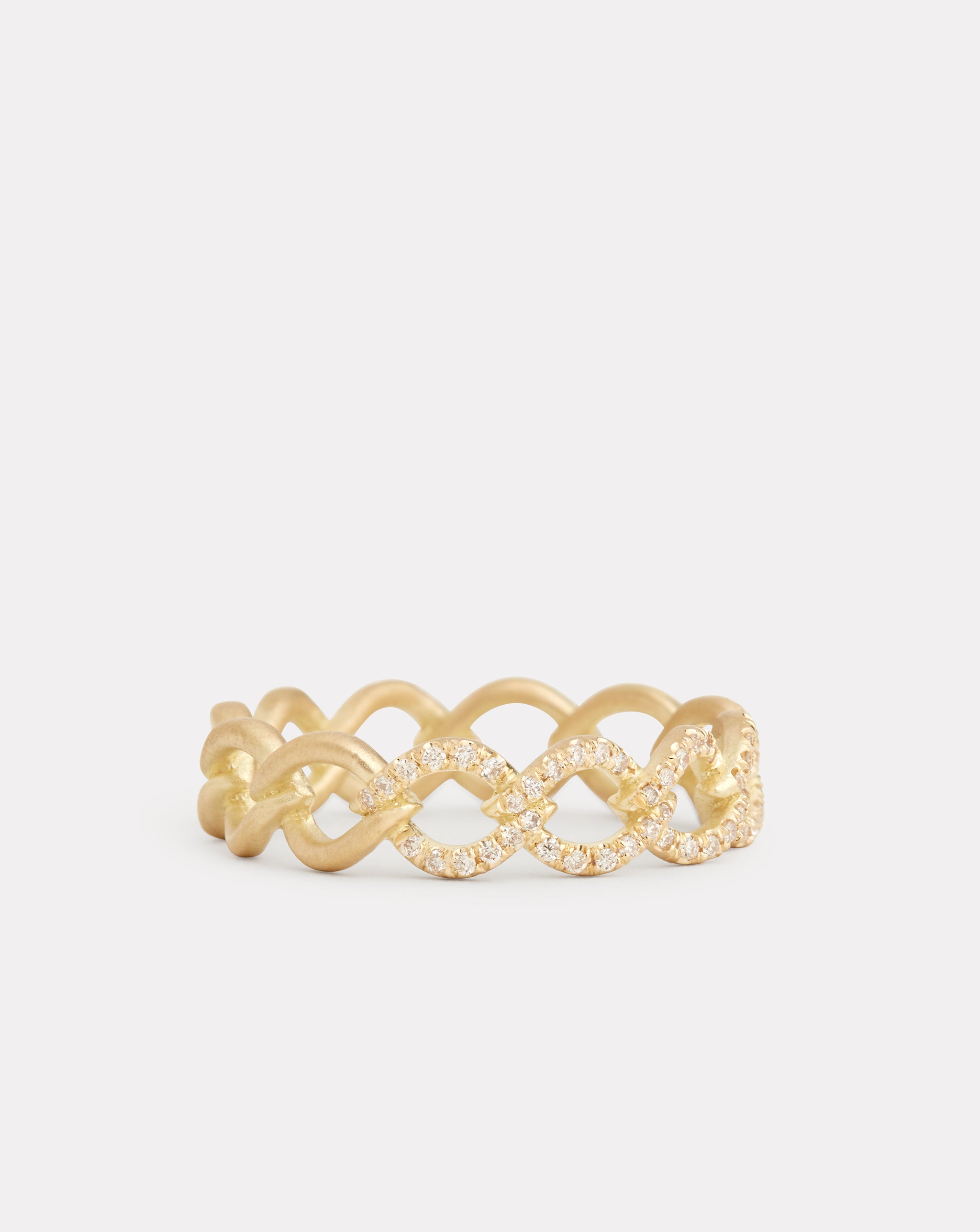 Aladdin Pave Link Ring