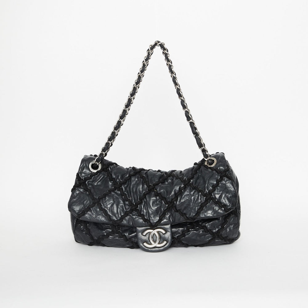 chanel quilted bubble bag