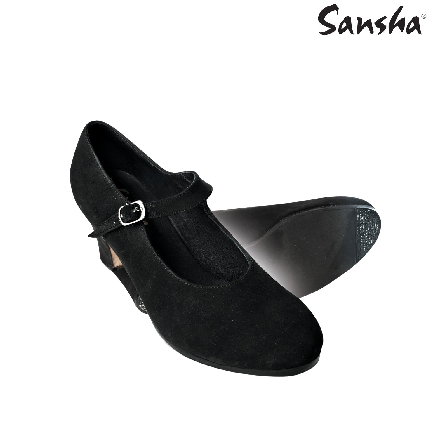 Sansha Flamenco Shoes Suede Adults 