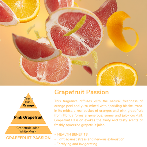 Grapefruit, fortifying, defend against, refreshing fragrance