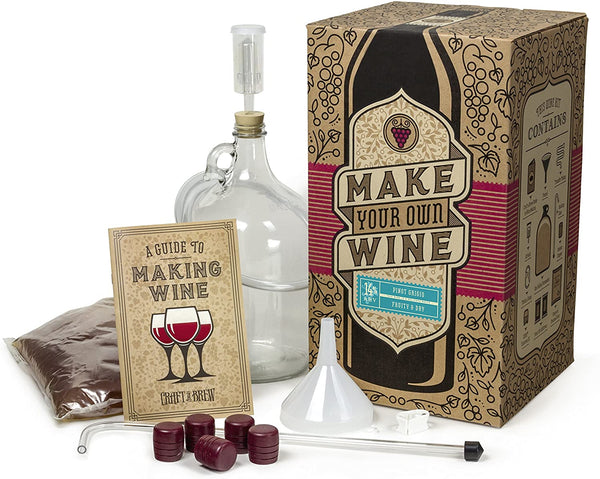 wine making kit excellent gift idea for long-distance friends and family