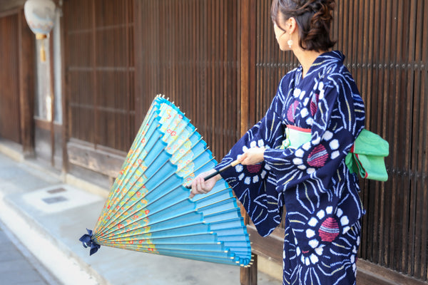 Close Japanese umbrella