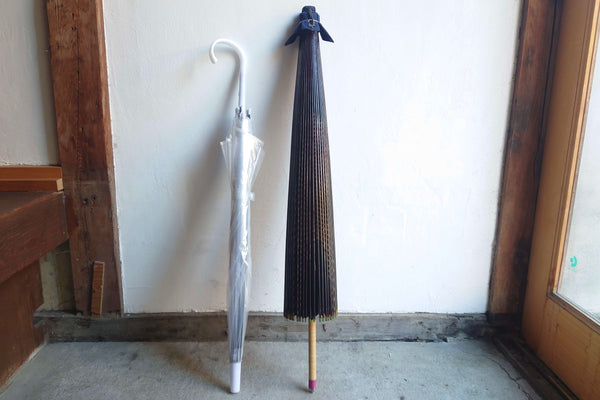 Western and Japanese umbrellas