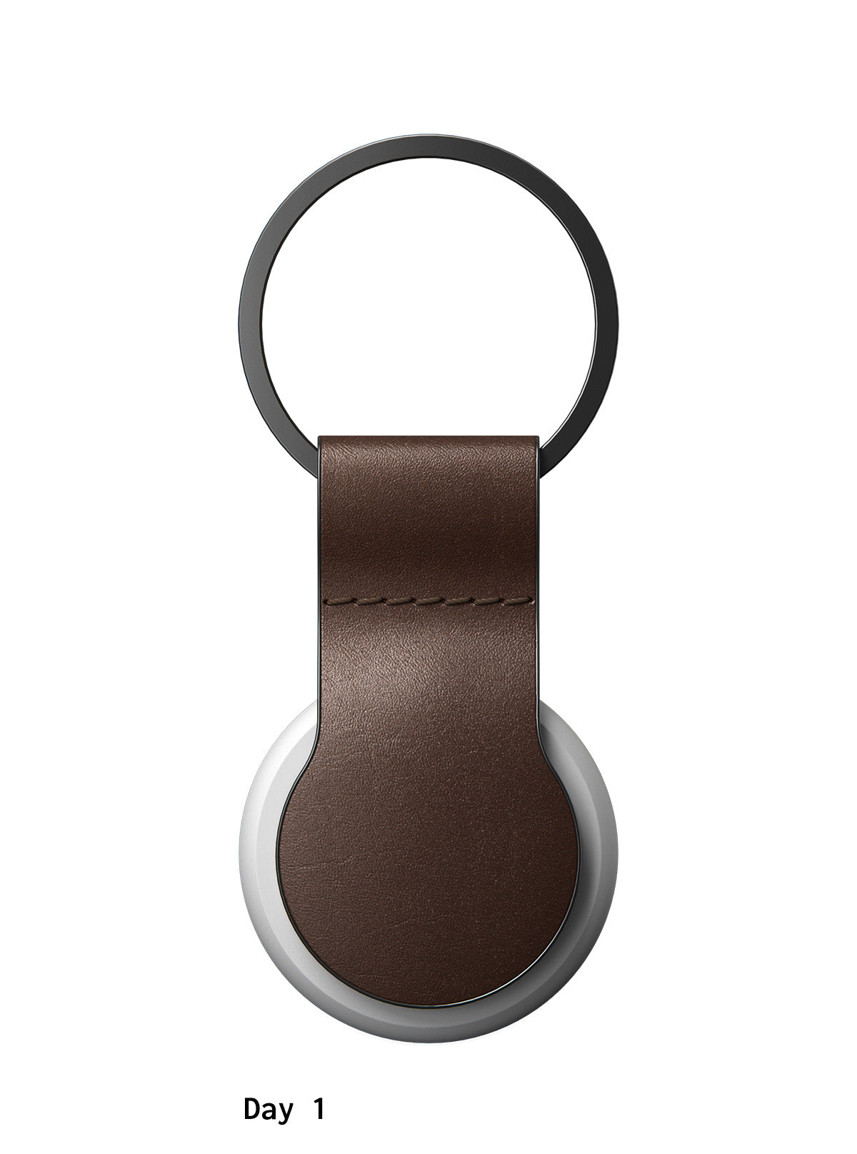 Leather Loop - AirTag | Keyring | Rustic Brown | Horween