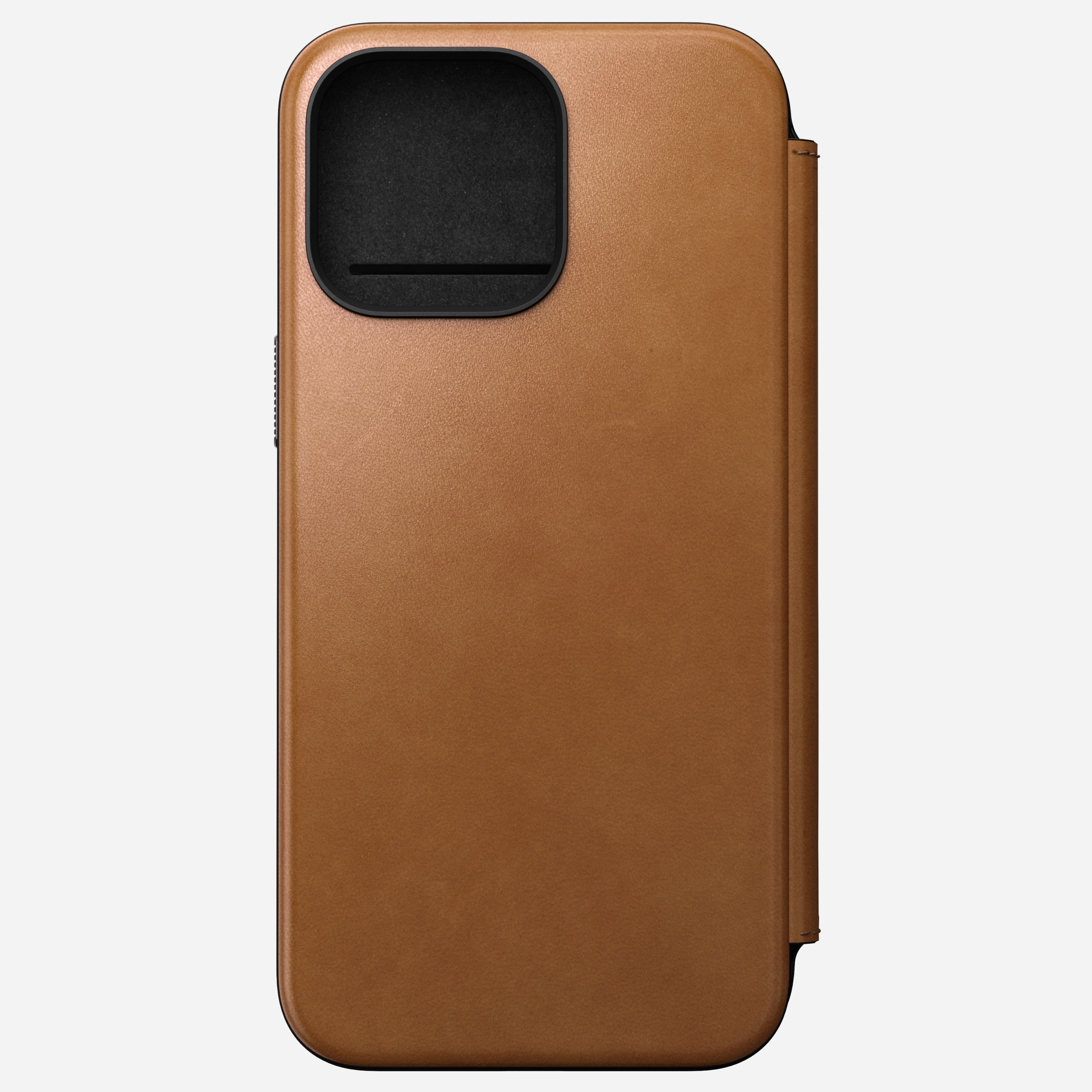 Modern Leather Folio - iPhone 15 Pro Max | English Tan-C