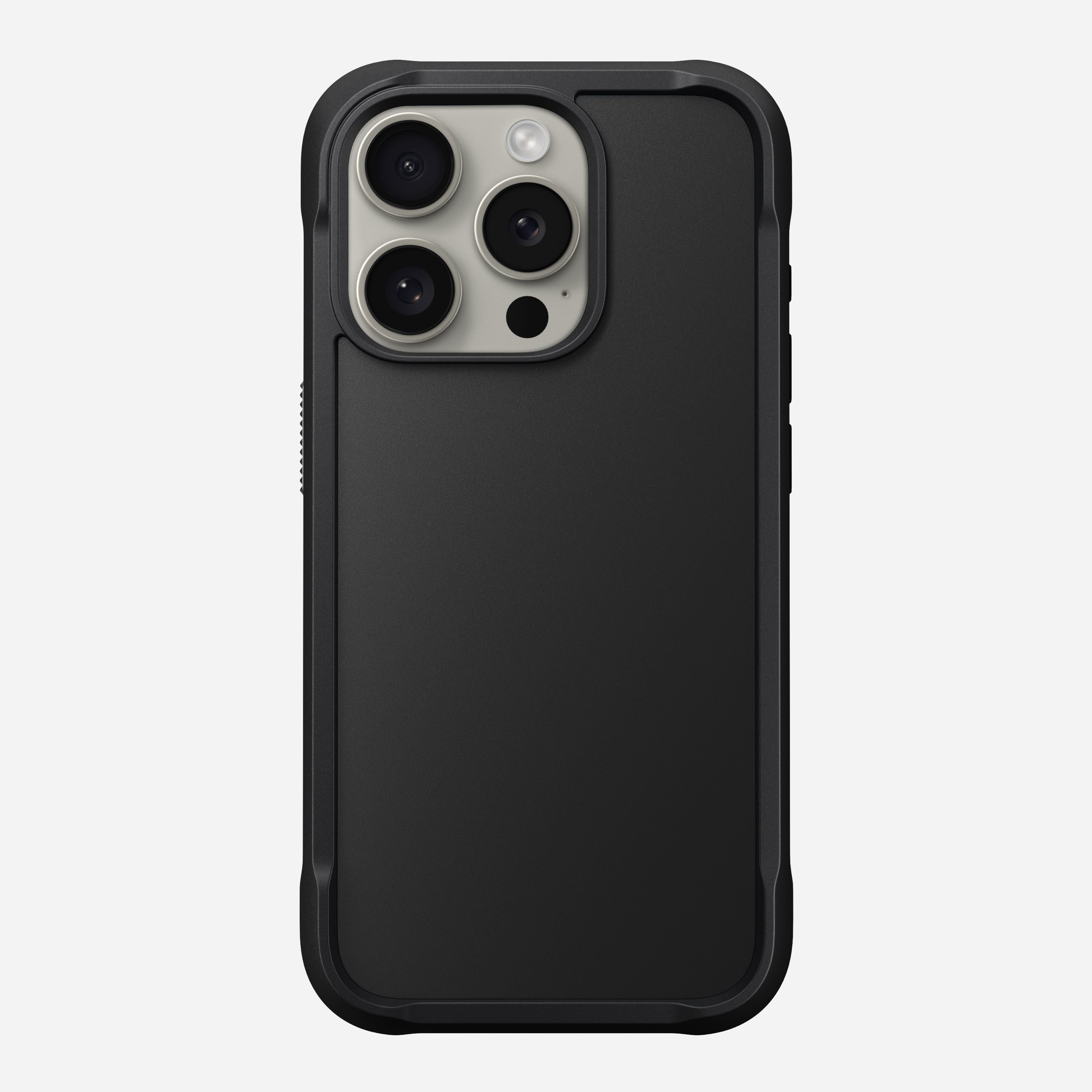 NOMAD® Rugged Case for iPhone 15 Pro - Stylish Black Protection with  Durability