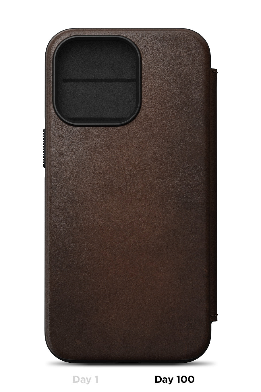 Modern Leather Folio - iPhone 13 Pro Max | Rustic Brown | NOMAD®