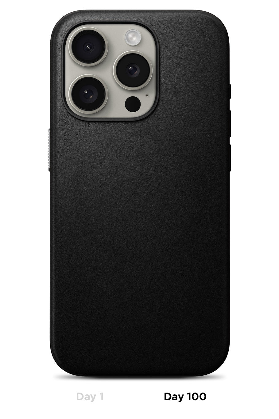 Modern Leather Case - iPhone 15 Pro Max, Black