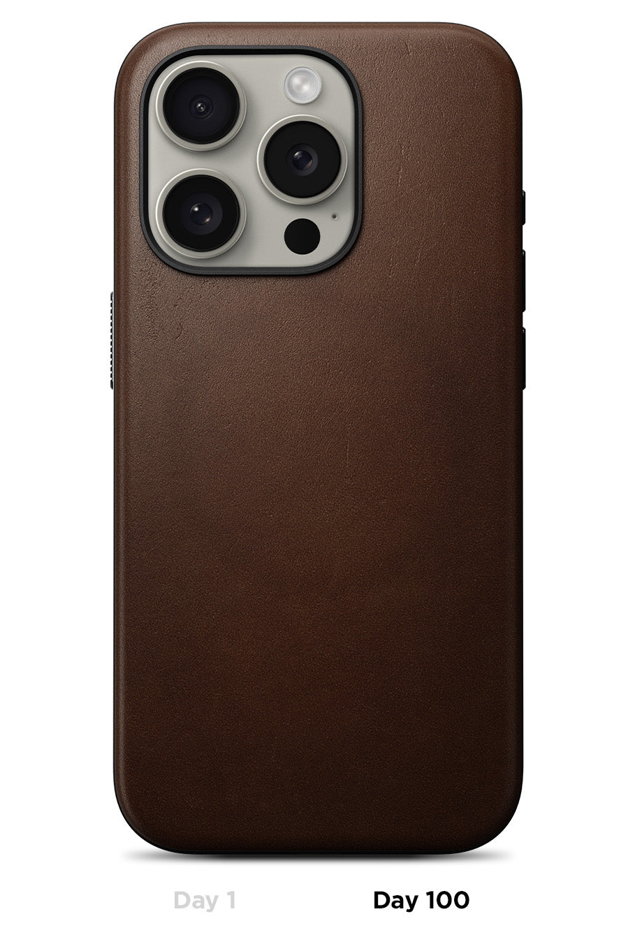 Pro Leather Case - iPhone 15 Pro Max - Brown (MagSafe Compatible)