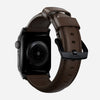 Traditional strap rustic brown black hardware 40mm   