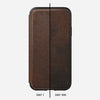 Rugged folio rustic brown xs max       