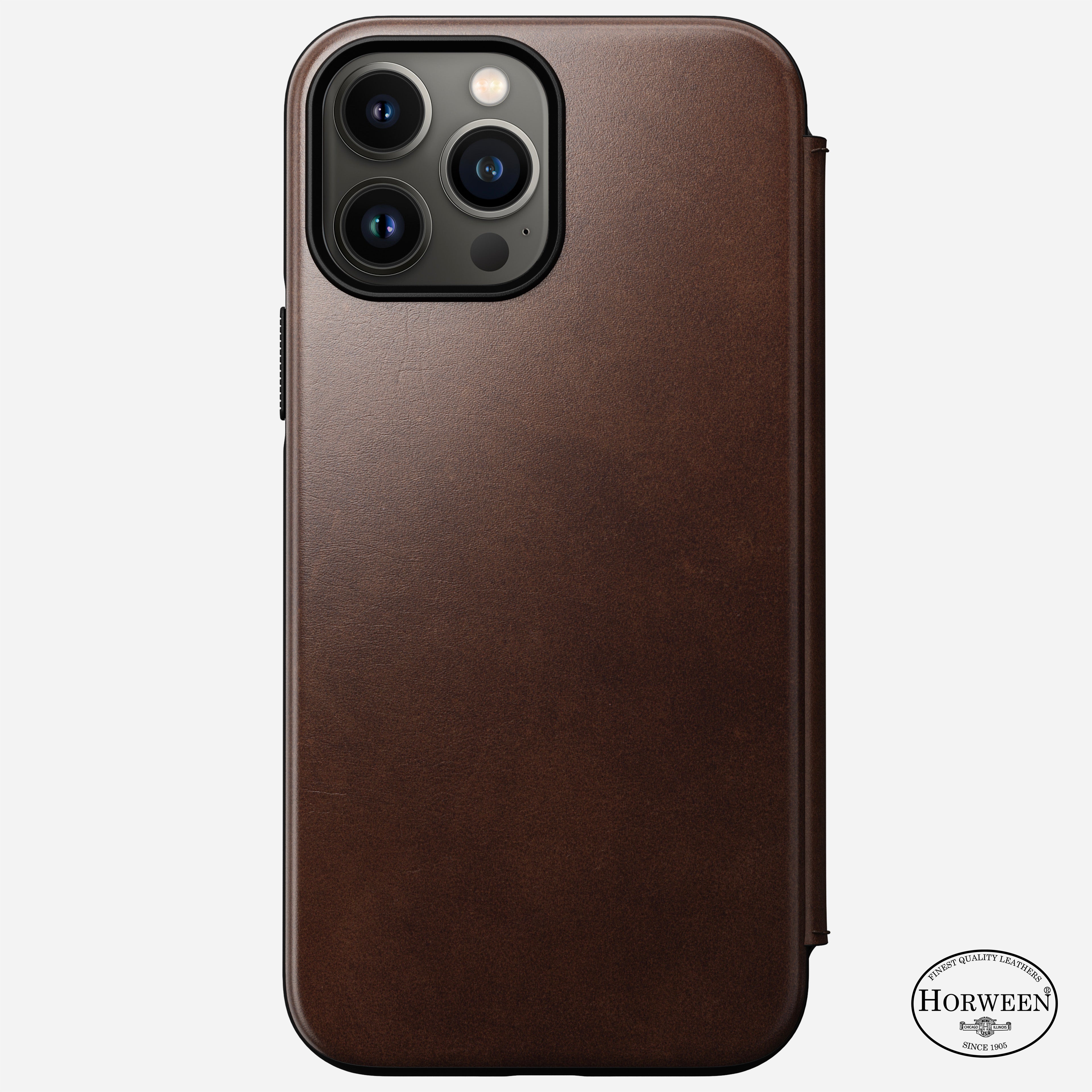 Platinum™ Horween Leather Case for iPhone 13 Pro Max and iPhone 12 Pro Max  Bourbon PT-MAX13HLBO - Best Buy