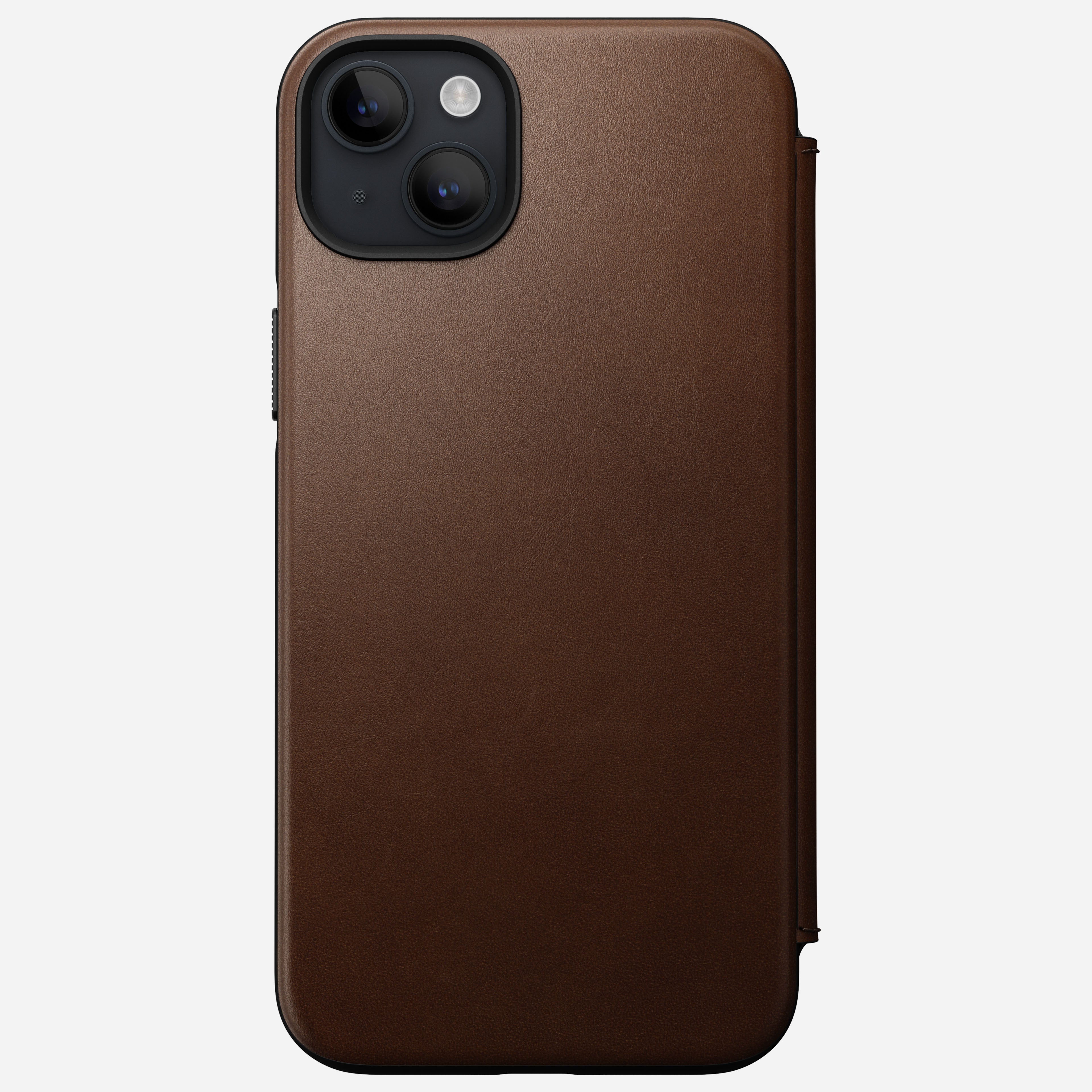 Modern Leather Folio - iPhone 14 Plus | Rustic Brown | Nomad