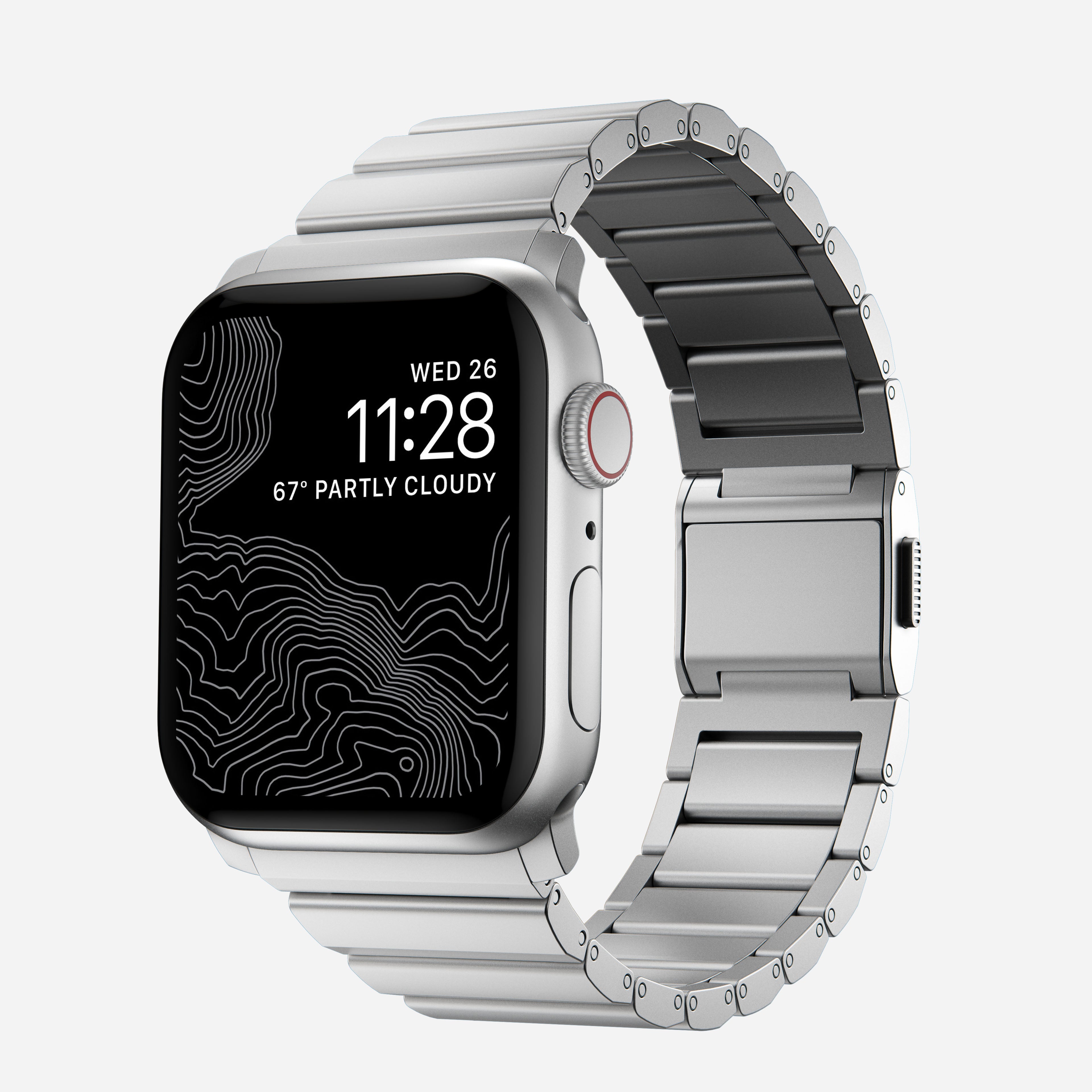 Aluminum Band - 45mm | Silver