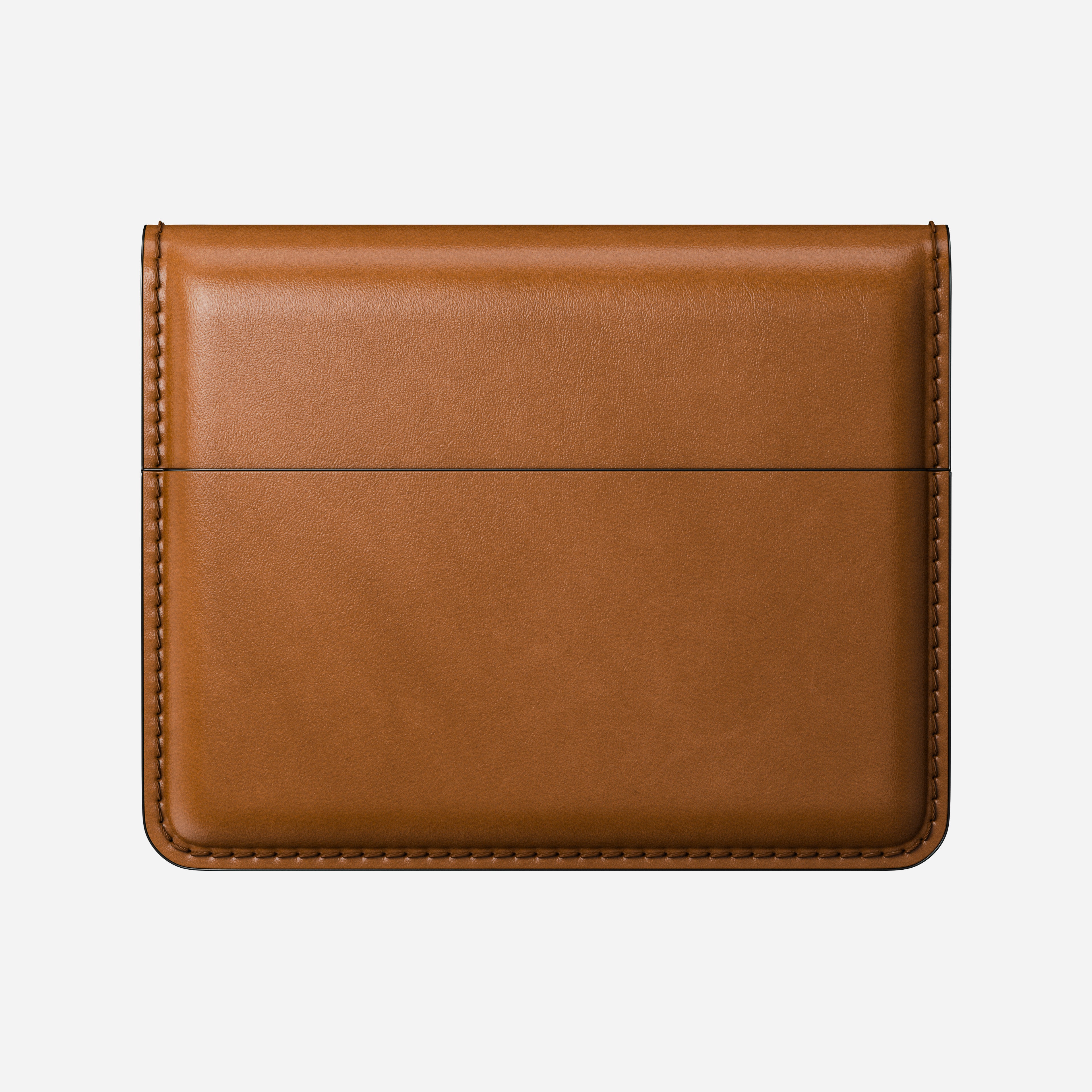 Wallet in Orange Calfskin