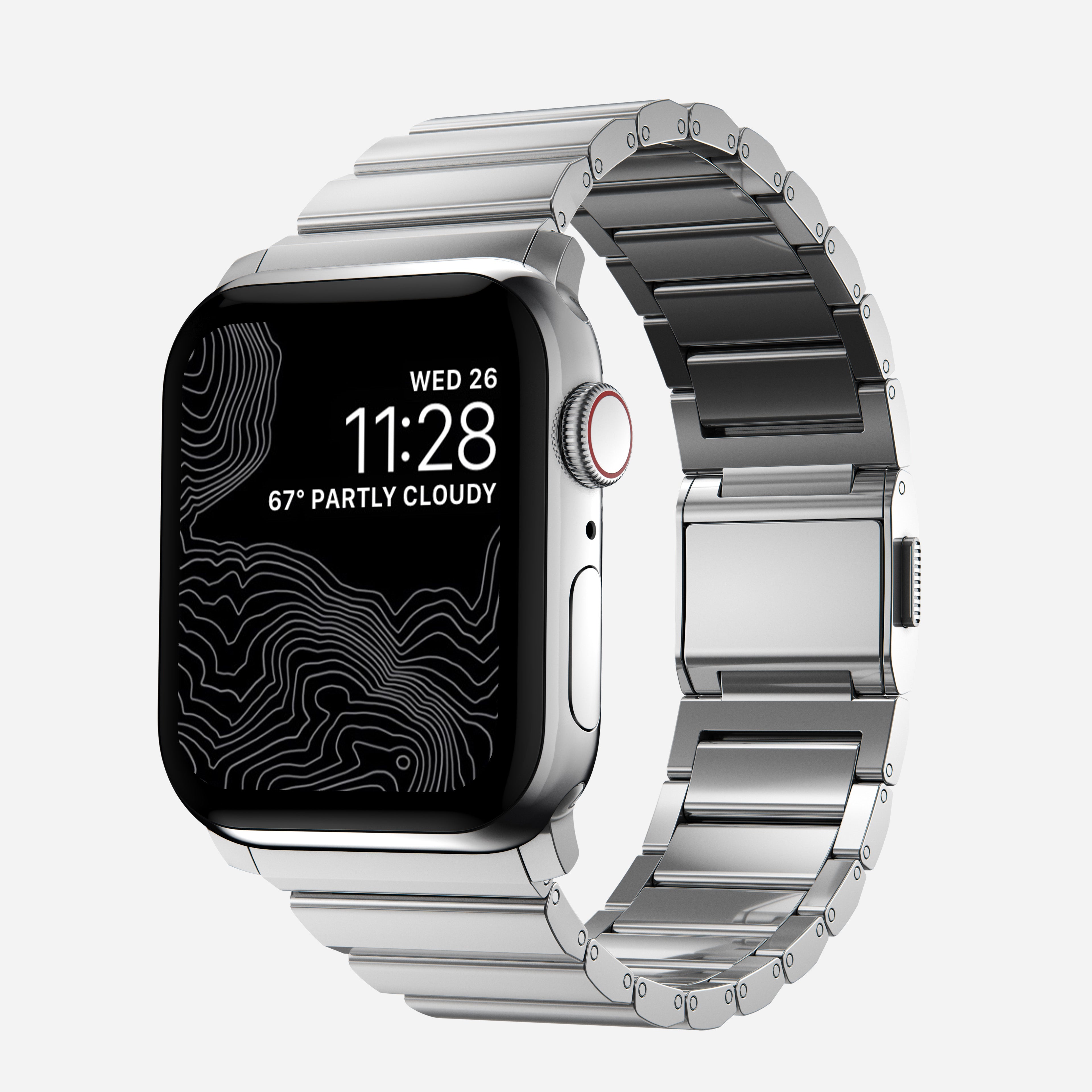 Apple Watch with Stainless Steel, Magnetic Clasp Design