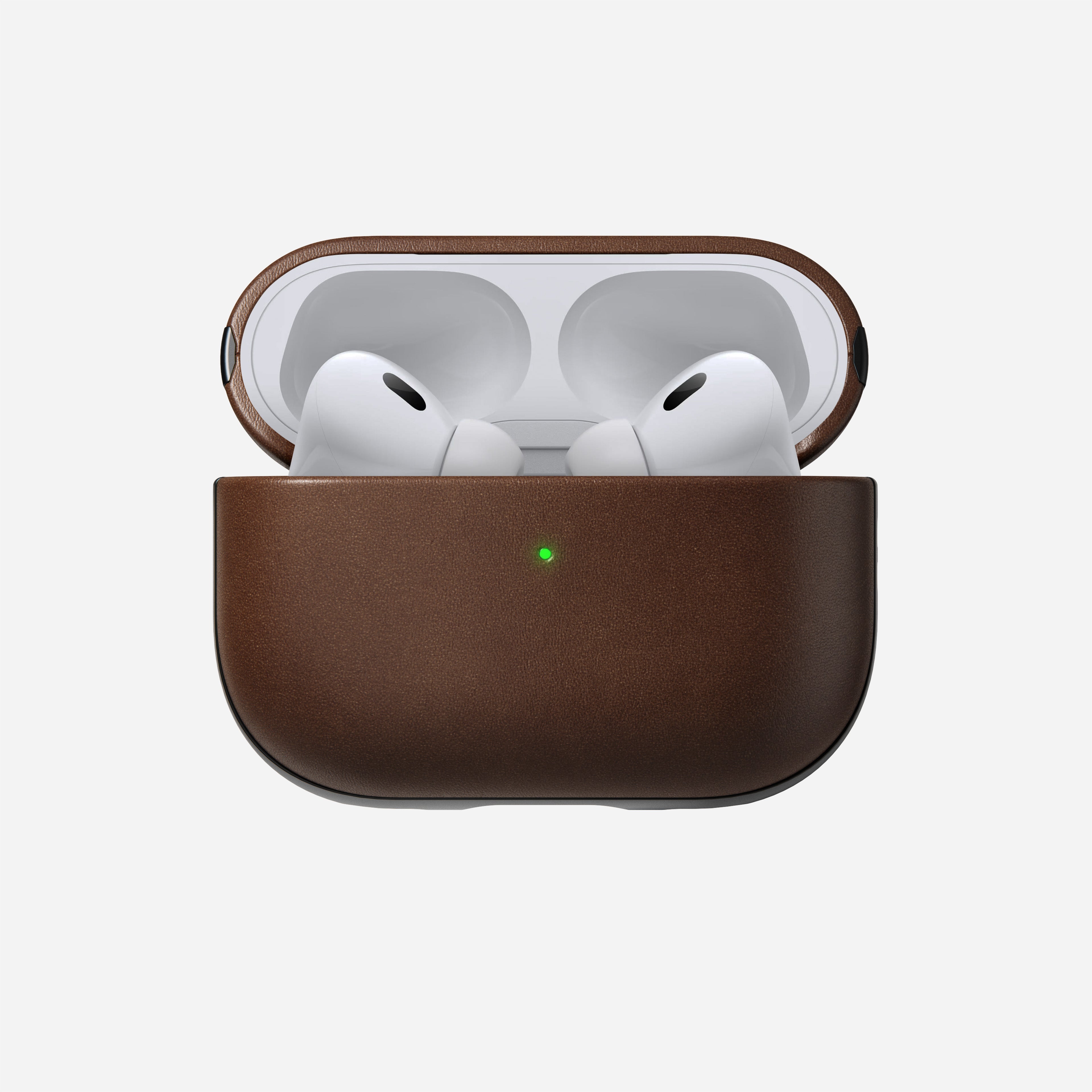 NOMAD Modern Leather Case AirPods Pro 2nd Gen Brown Nomad