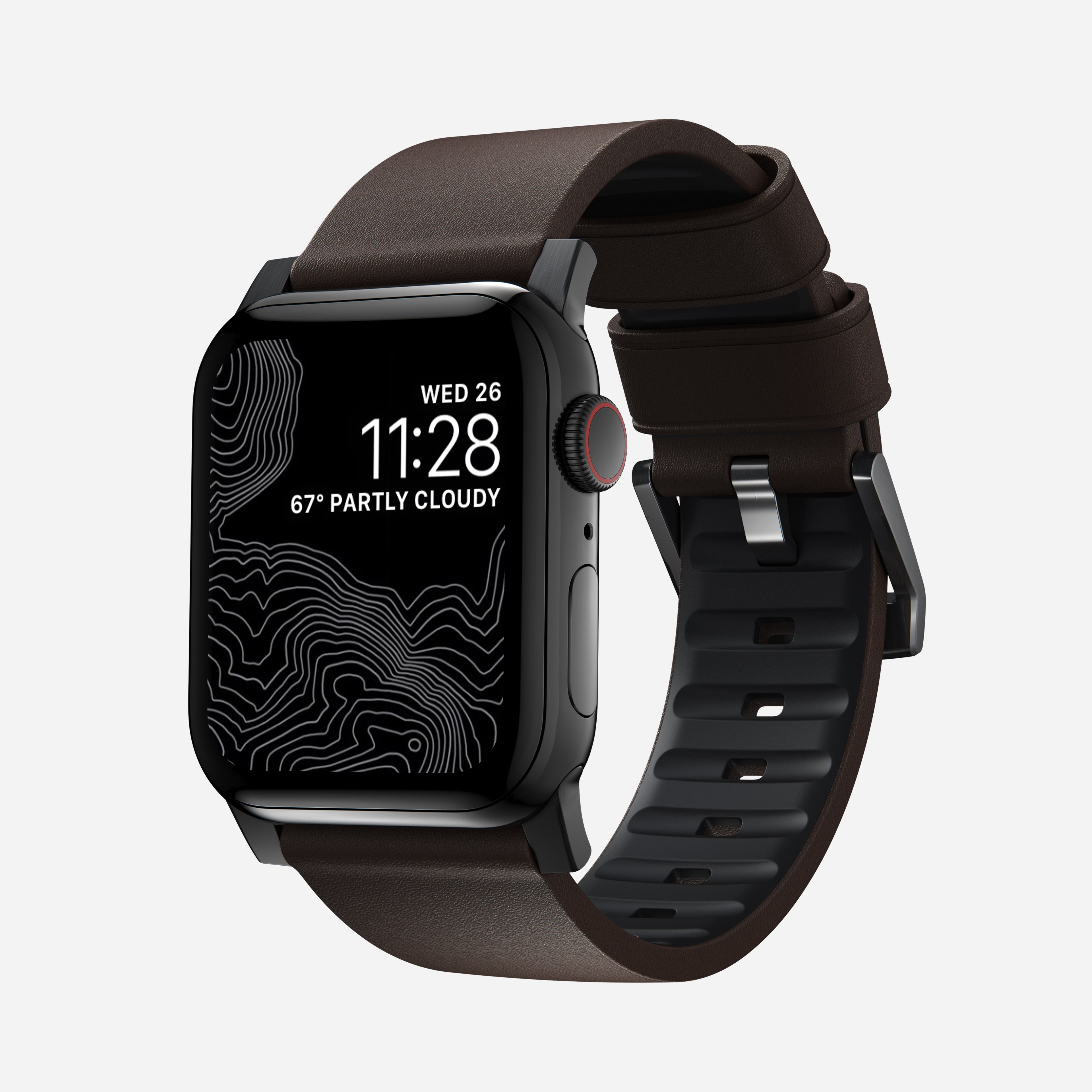 Active Band Pro 41mm - Black Hardware - Classic Brown Active