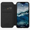 Rugged folio horween leather black iphone 12      