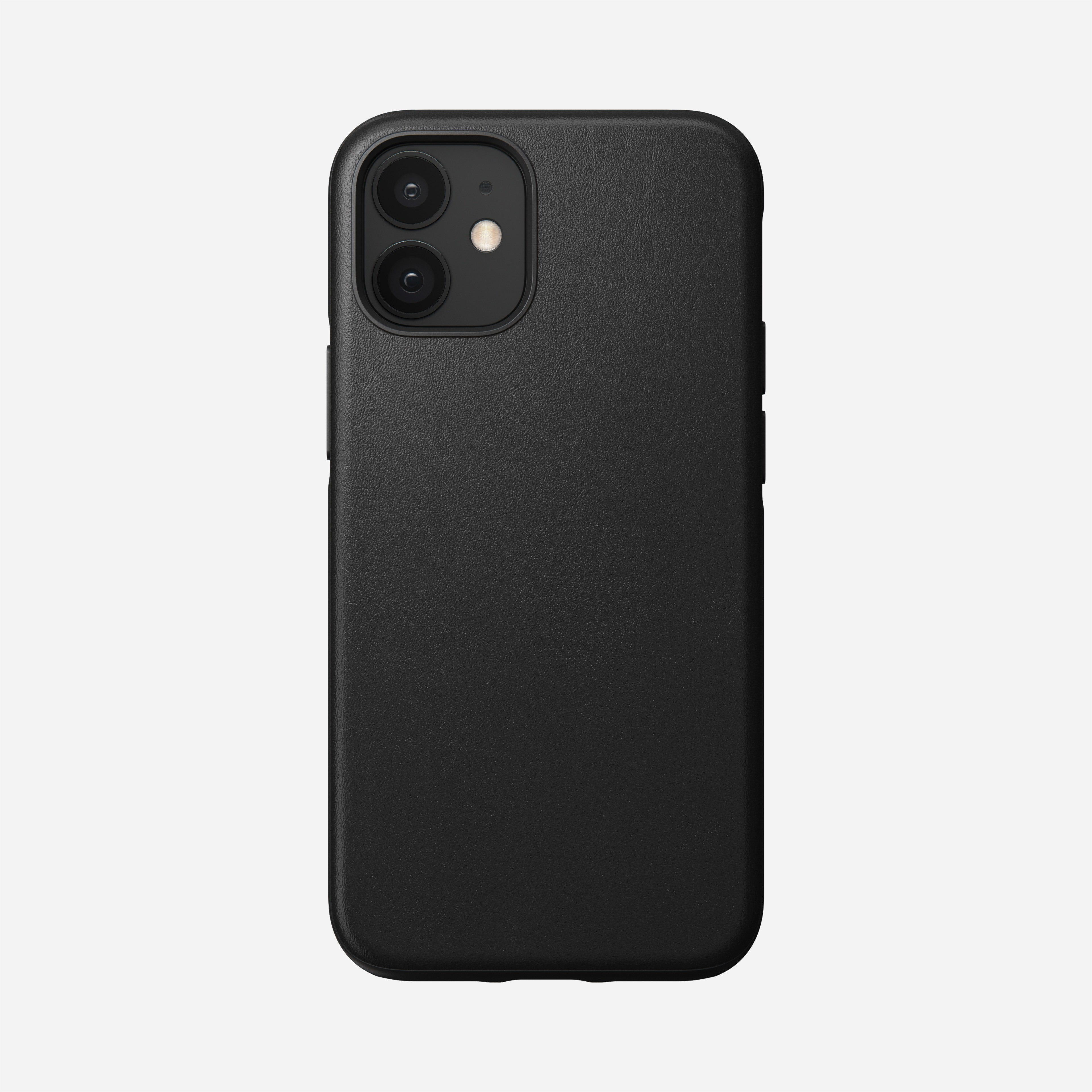 Nomad Rugged Leather Case iPhone 12 Mini Black