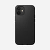 Rugged case horween leather black iphone 12 mini     