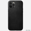 Rugged case horween leather black iphone 12 pro max    