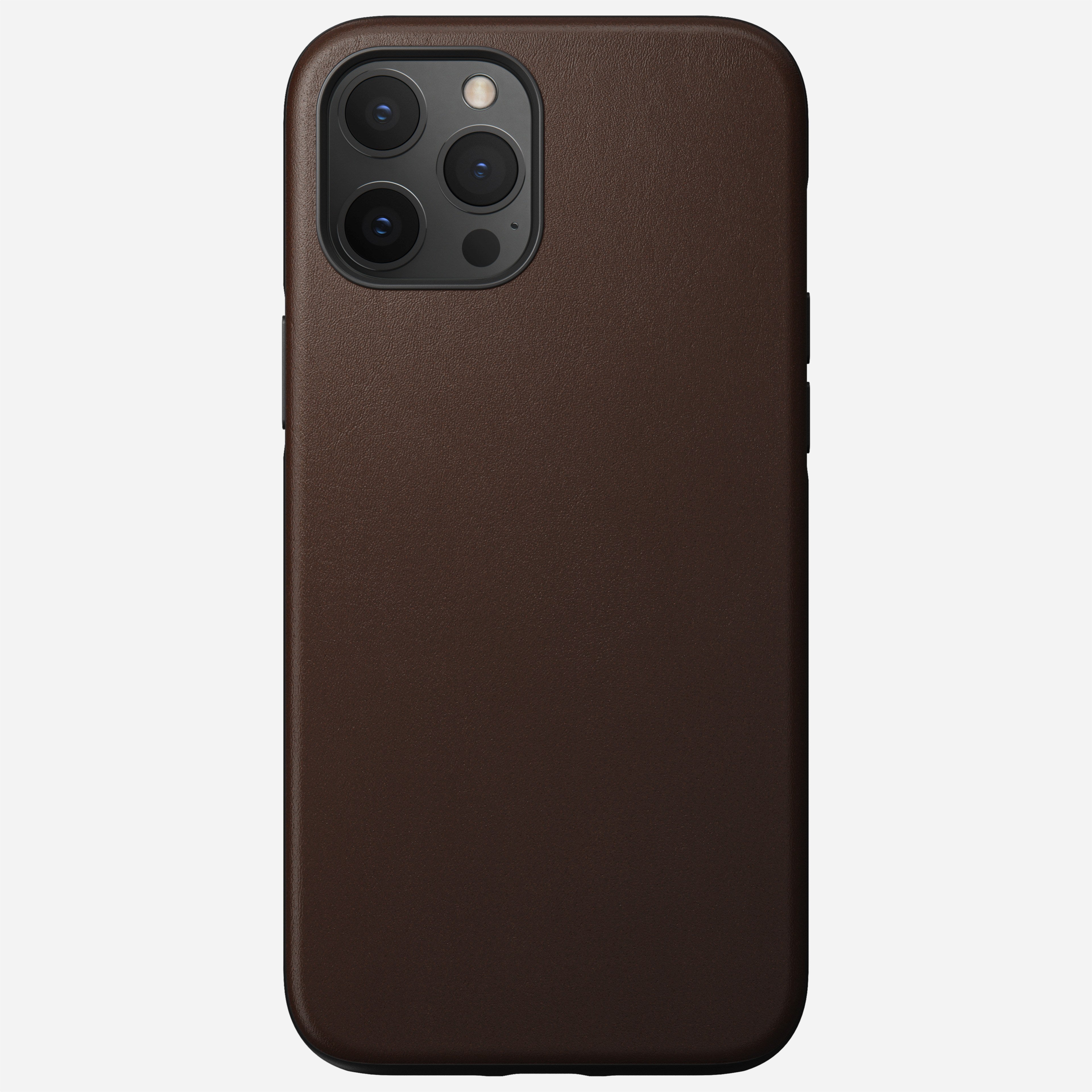 Modern Leather Case - iPhone 12 Pro Max | Rustic Brown | Horween 