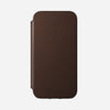 Rugged folio magsafe horween leather rustic brown iphone 12 pro mini  