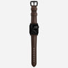 Traditional strap rustic brown black hardware    