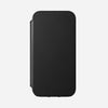 Rugged folio magsafe horween leather black iphone 12 mini    