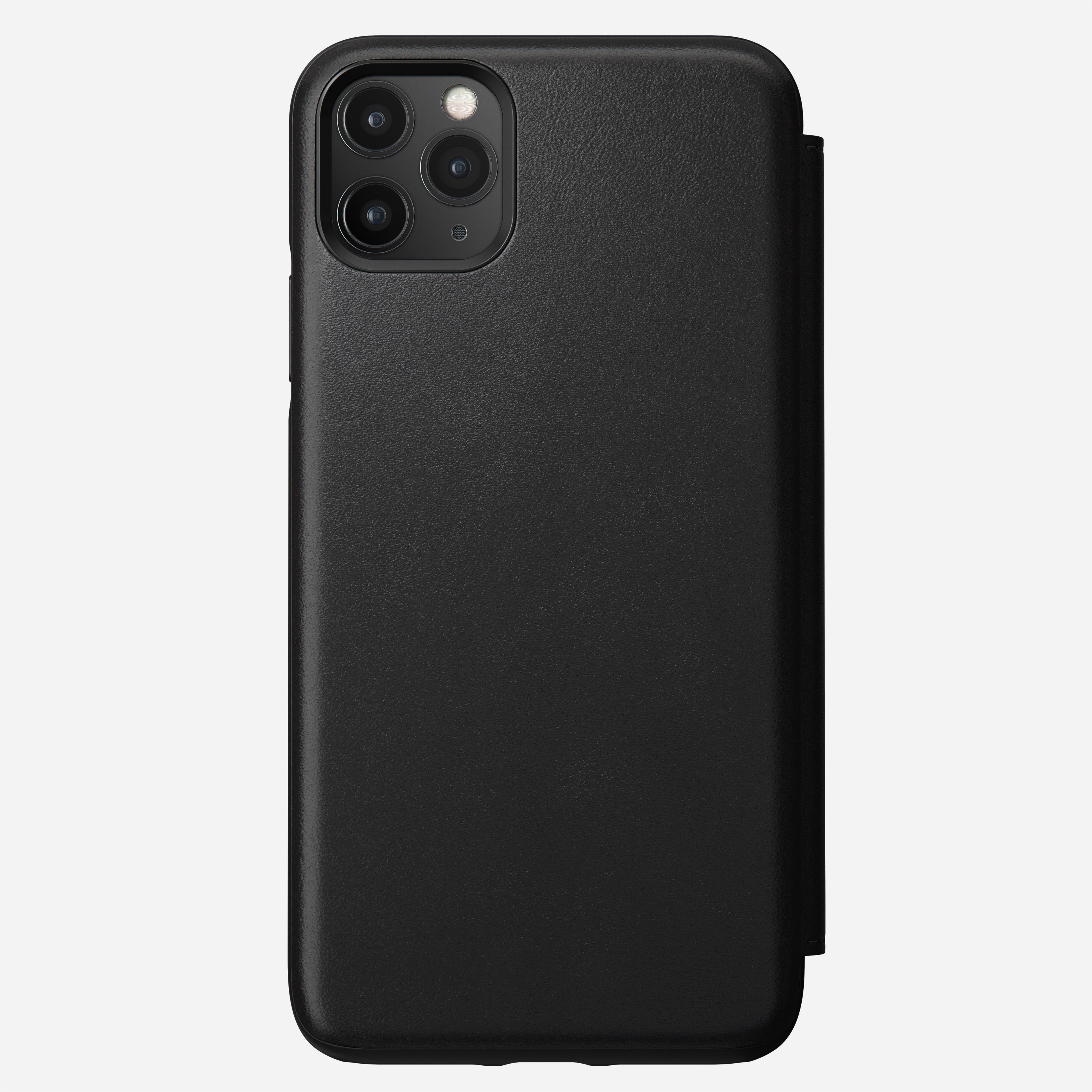 Modern Leather Folio for iPhone 11 Pro Max, Black | NOMAD®