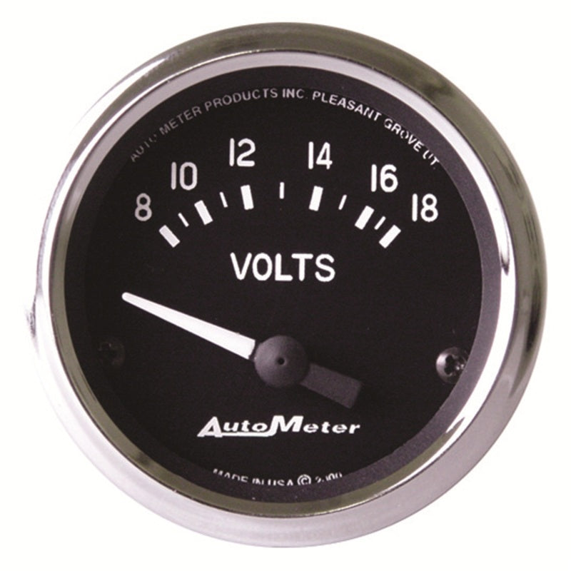 Autometer Cobra 2 1/16in 8-18 Volt Electric Voltmeter Gauge AutoMeter Gauges