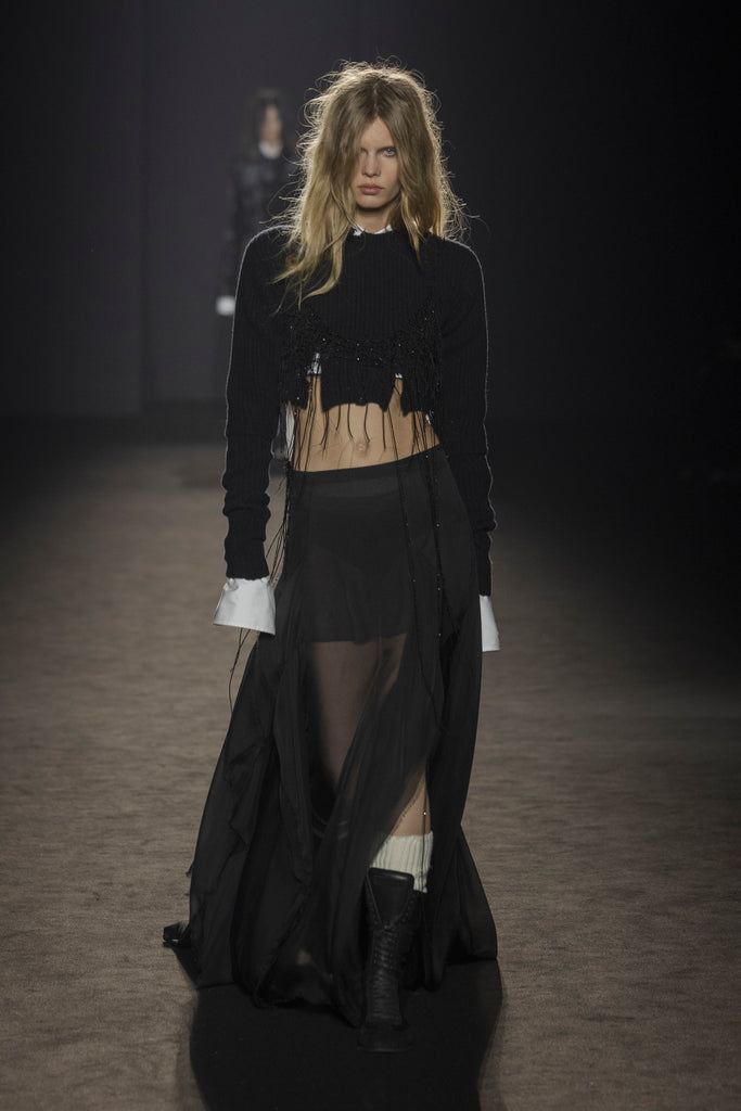 ANN DEMEULEMEESTER PFW WOMENS AW24 PFW RUNWAY