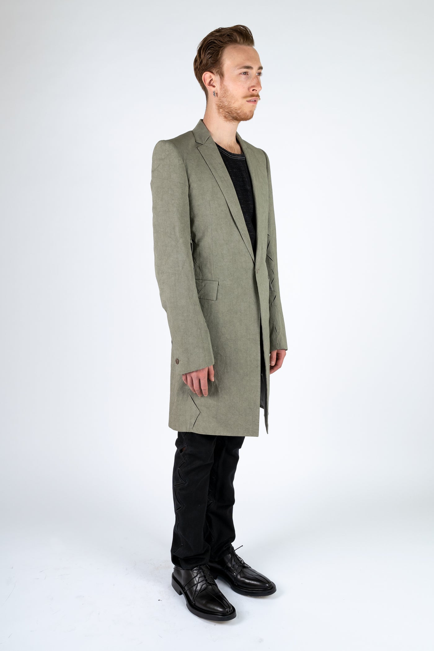 CRASH WOOL SINGLE JACKET | ochge.org