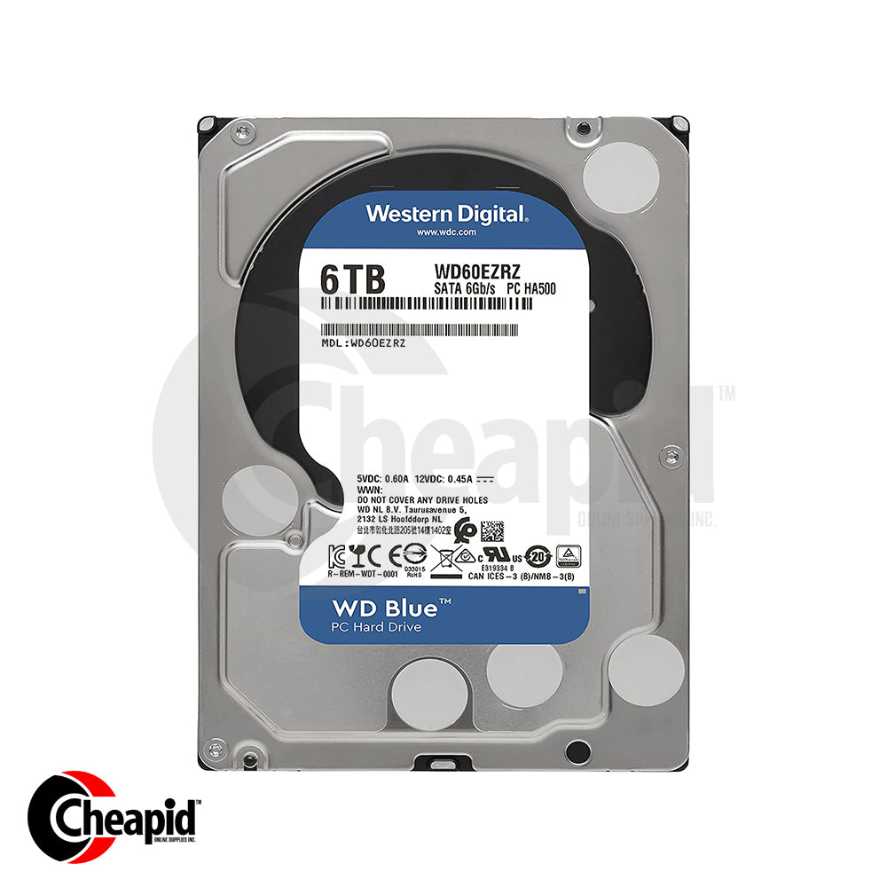 6TB HDD (WD60EZAZ-RT) 新品未開封 - PCパーツ